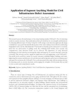 Application of Segment Anything Model for Civil Infrastructure Defect
  Assessment