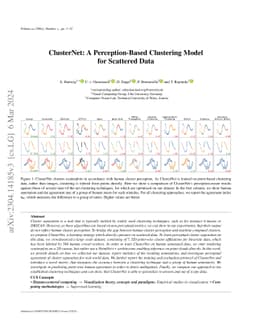 HPSCAN: Human Perception-Based Scattered Data Clustering
