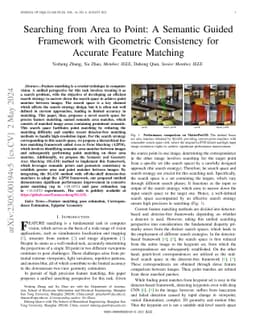 Searching from Area to Point: A Hierarchical Framework for
  Semantic-Geometric Combined Feature Matching