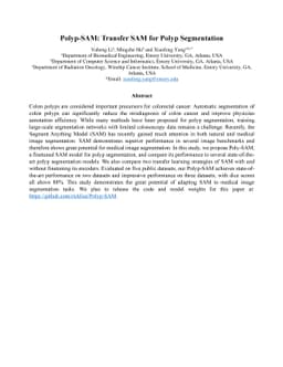 Polyp-SAM: Transfer SAM for Polyp Segmentation