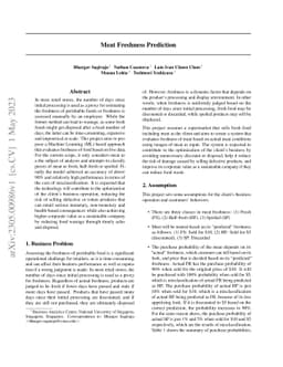 Meat Freshness Prediction