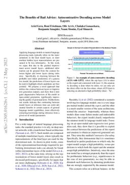 The Benefits of Bad Advice: Autocontrastive Decoding across Model Layers