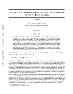 Gym-preCICE: Reinforcement Learning Environments for Active Flow Control