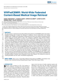 WWFedCBMIR: World-Wide Federated Content-Based Medical Image Retrieval