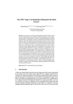The MEV Saga: Can Regulation Illuminate the Dark Forest?