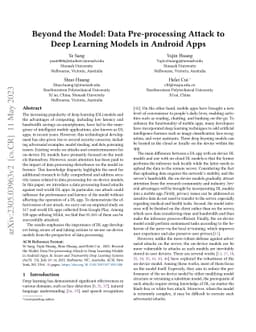 Beyond the Model: Data Pre-processing Attack to Deep Learning Models in
  Android Apps