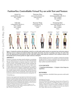 FashionTex: Controllable Virtual Try-on with Text and Texture