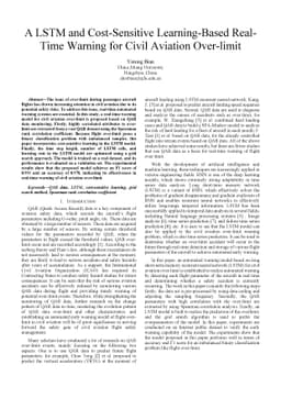 A LSTM and Cost-Sensitive Learning-Based Real-Time Warning for Civil
  Aviation Over-limit