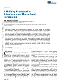 A Unifying Framework of Attention-based Neural Load Forecasting