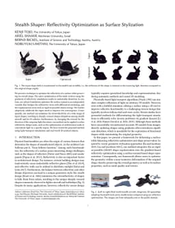 Stealth Shaper: Reflectivity Optimization as Surface Stylization