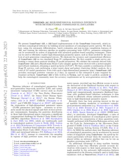 CosmoPower-JAX: high-dimensional Bayesian inference with differentiable
  cosmological emulators