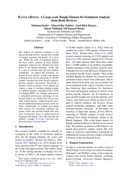 BanglaBook: A Large-scale Bangla Dataset for Sentiment Analysis from
  Book Reviews