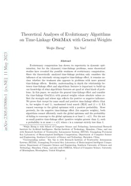 Theoretical Analyses of Evolutionary Algorithms on Time-Linkage OneMax
  with General Weights