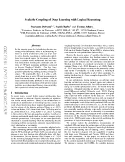 Scalable Coupling of Deep Learning with Logical Reasoning