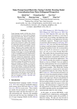 Make Prompt-based Black-Box Tuning Colorful: Boosting Model
  Generalization from Three Orthogonal Perspectives