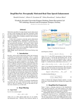 DeepFilterNet: Perceptually Motivated Real-Time Speech Enhancement