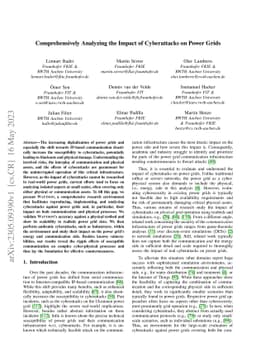 Comprehensively Analyzing the Impact of Cyberattacks on Power Grids