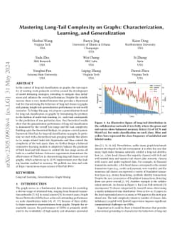 Mastering Long-Tail Complexity on Graphs: Characterization, Learning,
  and Generalization