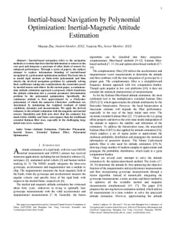 Inertial-based Navigation by Polynomial Optimization: Inertial-Magnetic
  Attitude Estimation