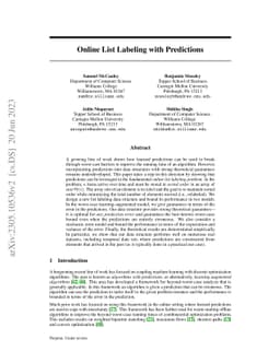 Online List Labeling with Predictions