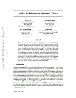 Justices for Information Bottleneck Theory