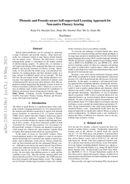 Phonetic and Prosody-aware Self-supervised Learning Approach for
  Non-native Fluency Scoring