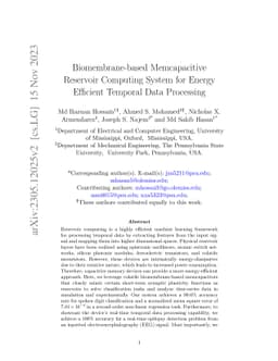 Biomembrane-based Memcapacitive Reservoir Computing System for Energy
  Efficient Temporal Data Processing