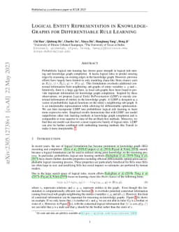 Logical Entity Representation in Knowledge-Graphs for Differentiable
  Rule Learning