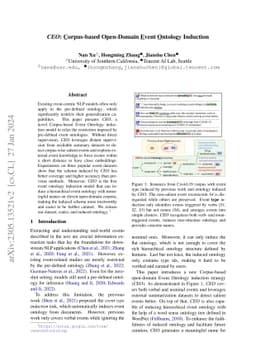 CEO: Corpus-based Open-Domain Event Ontology Induction