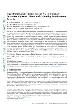 Algorithmic Security is Insufficient: A Comprehensive Survey on
  Implementation Attacks Haunting Post-Quantum Security