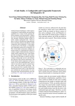 i-Code Studio: A Configurable and Composable Framework for Integrative
  AI