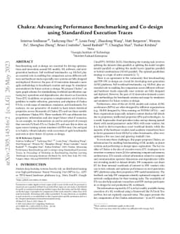 Chakra: Advancing Performance Benchmarking and Co-design using
  Standardized Execution Traces