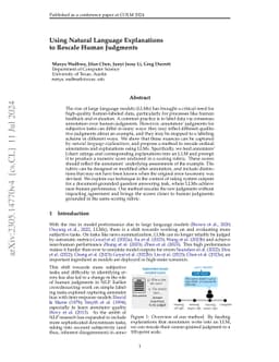 Using Natural Language Explanations to Rescale Human Judgments