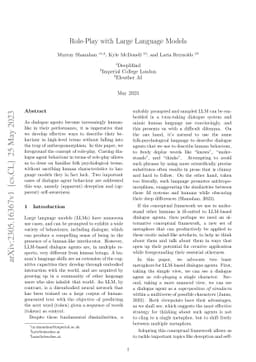Role-Play with Large Language Models