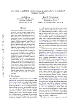 Not wacky vs. definitely wacky: A study of scalar adverbs in pretrained
  language models
