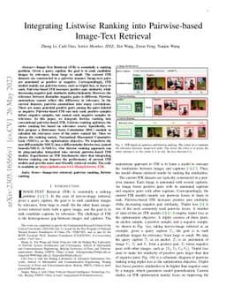 Integrating Listwise Ranking into Pairwise-based Image-Text Retrieval
