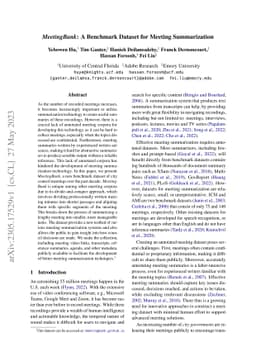MeetingBank: A Benchmark Dataset for Meeting Summarization
