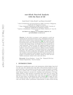 survAIval: Survival Analysis with the Eyes of AI