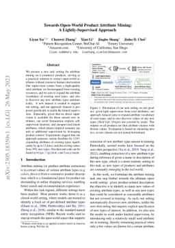 Towards Open-World Product Attribute Mining: A Lightly-Supervised
  Approach