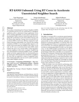 RT-kNNS Unbound: Using RT Cores to Accelerate Unrestricted Neighbor
  Search