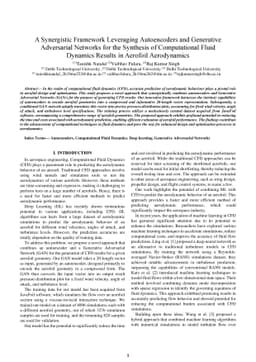 A Synergistic Framework Leveraging Autoencoders and Generative
  Adversarial Networks for the Synthesis of Computational Fluid Dynamics
  Results in Aerofoil Aerodynamics
