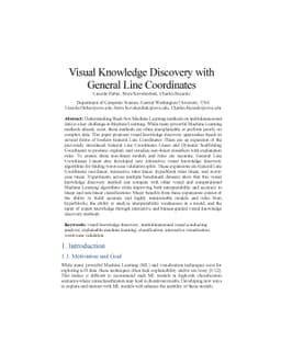 Visual Knowledge Discovery with General Line Coordinates