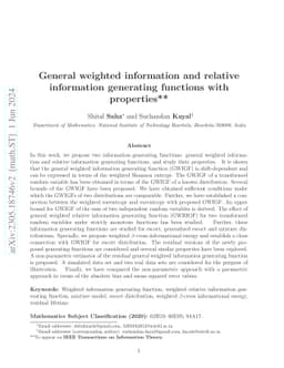 General weighted information and relative information generating
  functions with properties