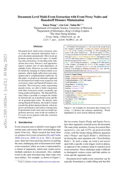 Document-Level Multi-Event Extraction with Event Proxy Nodes and
  Hausdorff Distance Minimization