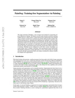 PaintSeg: Training-free Segmentation via Painting