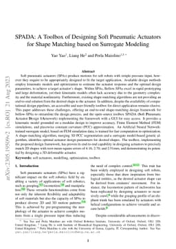 SPADA: A Toolbox of Designing Soft Pneumatic Actuators for Shape
  Matching based on Surrogate Modeling