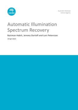 Automatic Illumination Spectrum Recovery