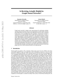Is Rewiring Actually Helpful in Graph Neural Networks?
