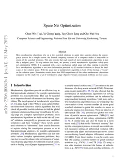 Space Net Optimization