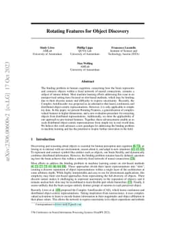 Rotating Features for Object Discovery